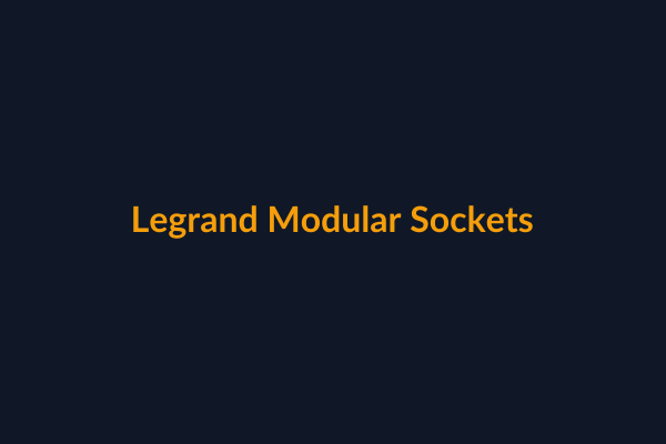 Legrand Modular Sockets available at Raguveer Electric Talala